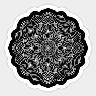 Mandala silver Sticker